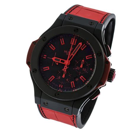 hublot black and red|hublot black and gold watch.